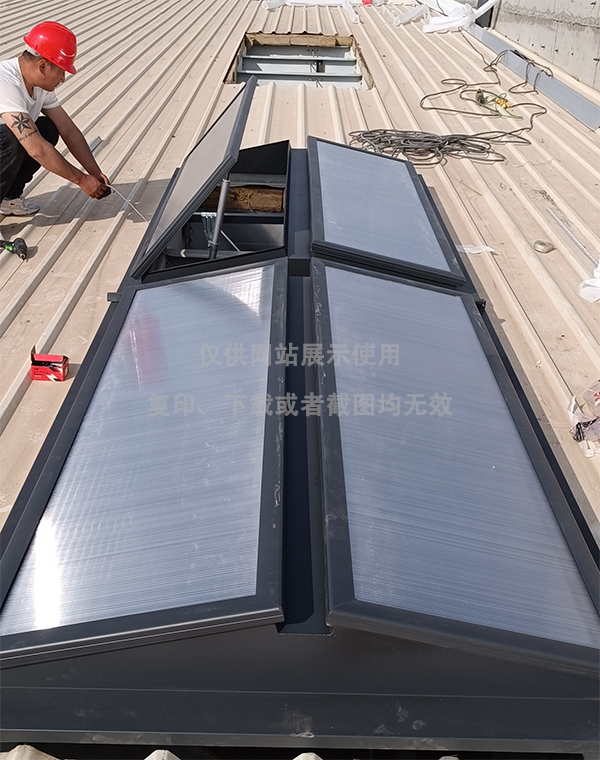 兰州王老吉生产车间可克达拉排烟天窗