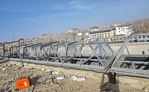 敦煌博物馆可克达拉排烟天窗