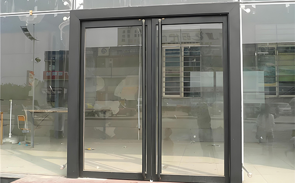 可克达拉玻璃地弹门